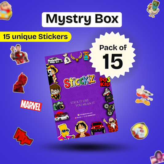 Mystry Box 12( 15 Random Stickers)