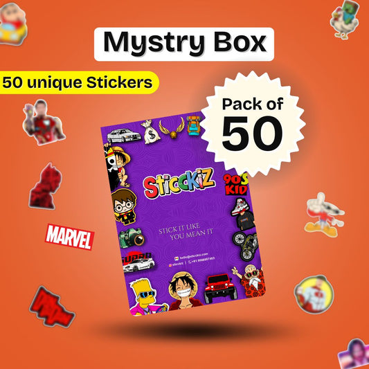 Mystry Box 3 ( 50 Random Stickers)