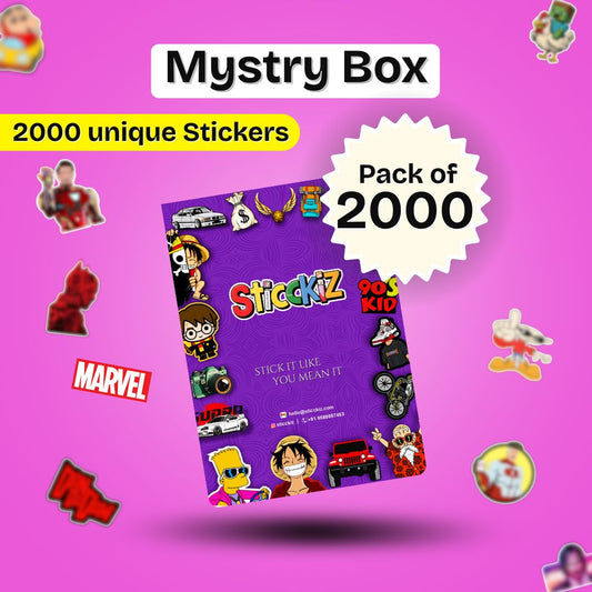Mystry Box 10 ( 2000 Random Stickers)