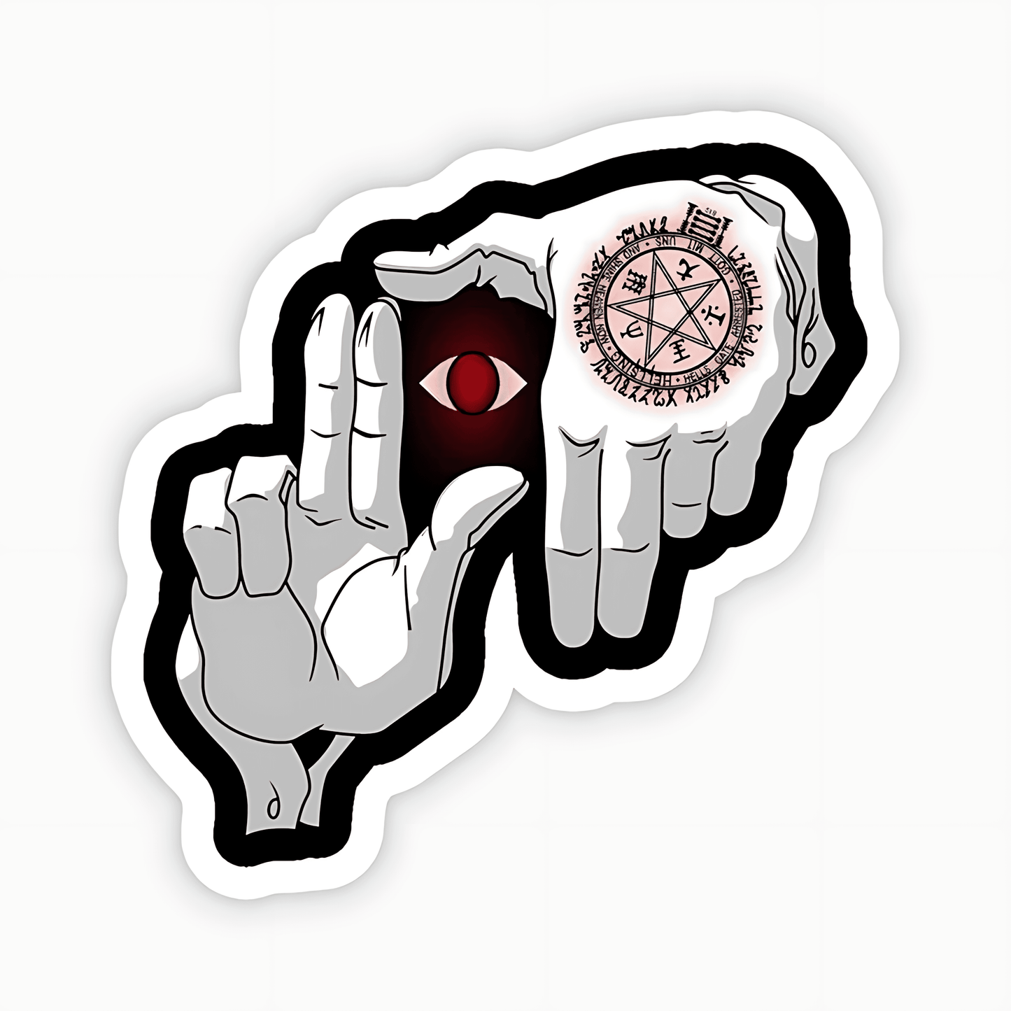 Alucard Magnet _ Fingers Sticker - sticckiz.com