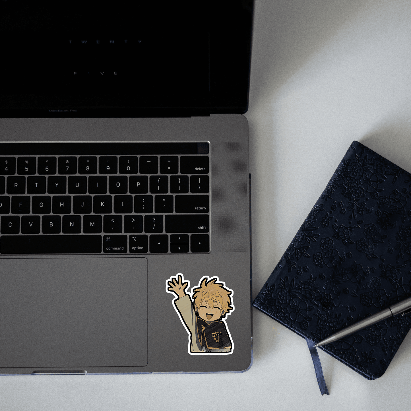 Black Clover happy Sticker - sticckiz.com