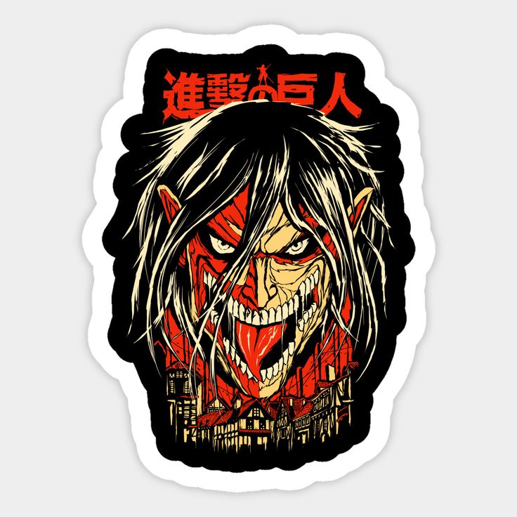 Attack Titan Sticker _ Attack-on-titan