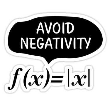Avoid Negativity Sticker - sticckiz.com