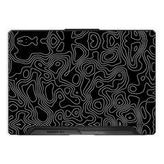 BLACK TOPOGRAPHY Laptop Skin - sticckiz.com