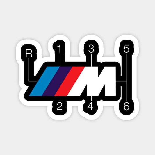 BMW Gear Sticker - sticckiz.com