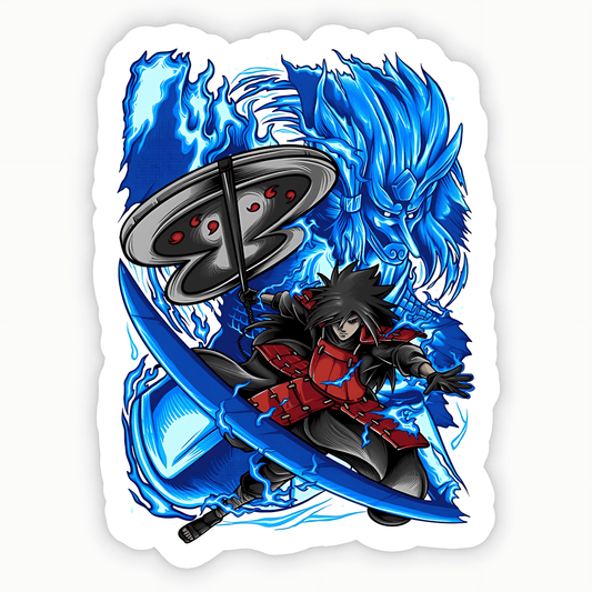Blue Susanoo Sticker - sticckiz.com