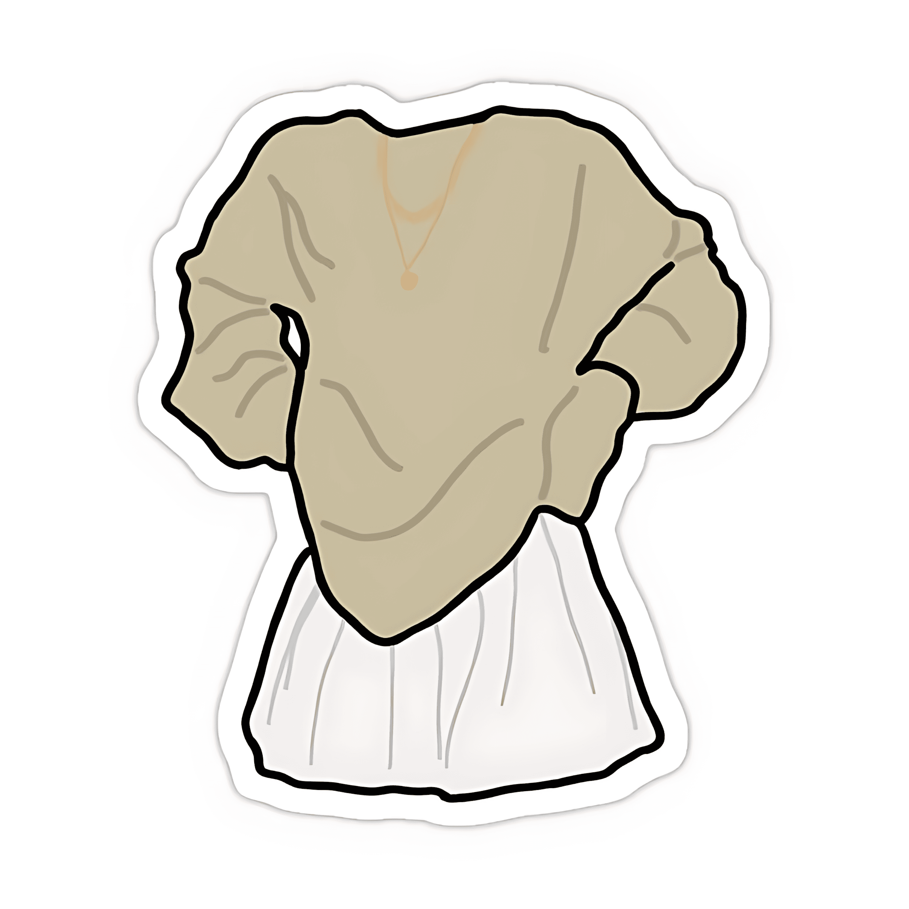 Clothing Girlish Sticker - sticckiz.com
