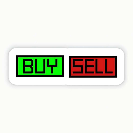 Buy And Sell Sticker - sticckiz.com