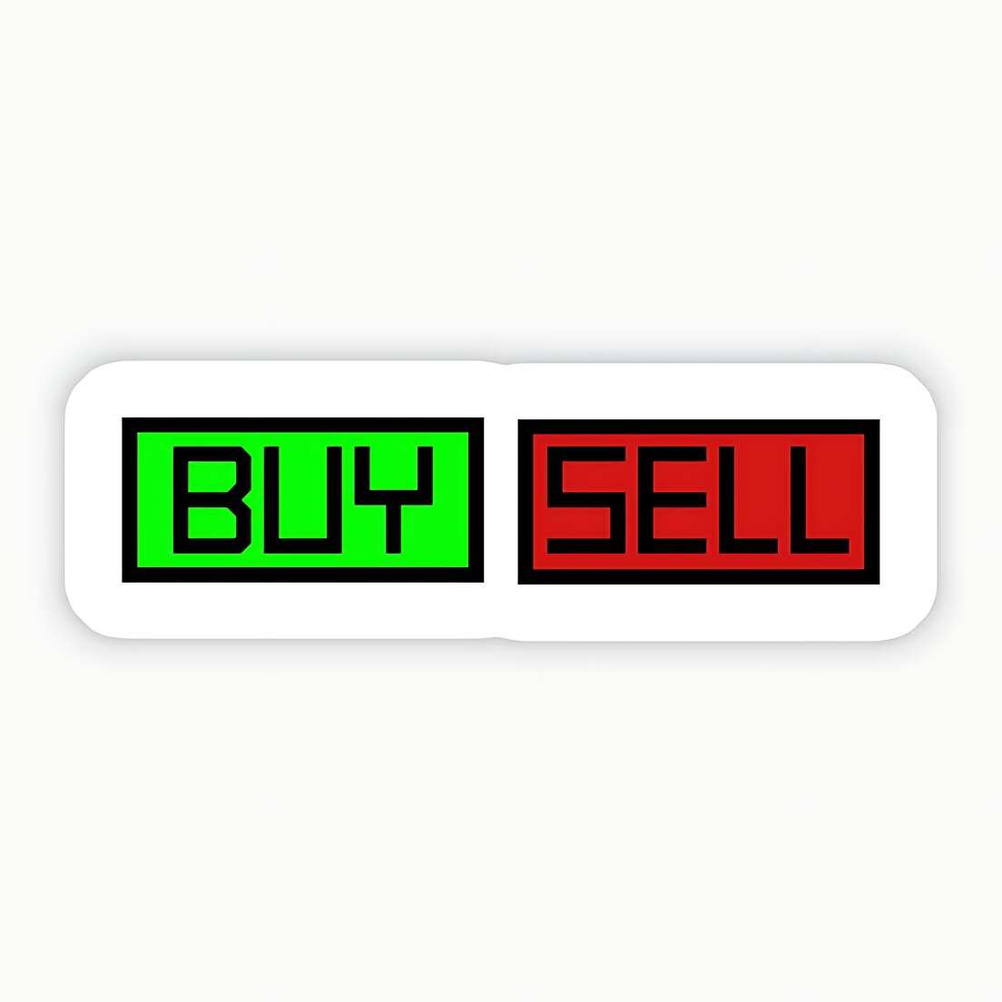 Buy And Sell Sticker - sticckiz.com