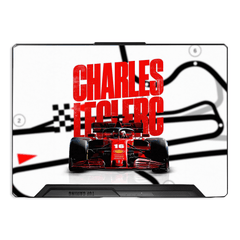 CHARLES LECLERC Laptop Skin - sticckiz.com