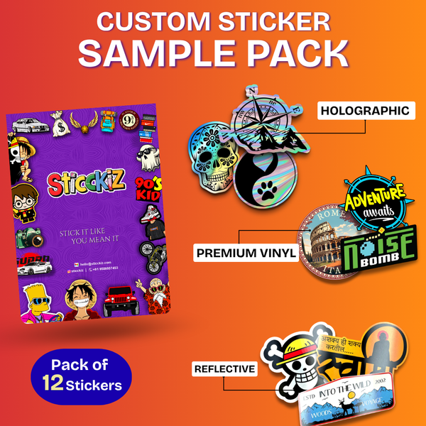 Custom Stickers Sample Pack – sticckiz.com