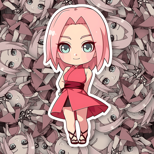 Chibi Sakura 2 Sticker - sticckiz.com