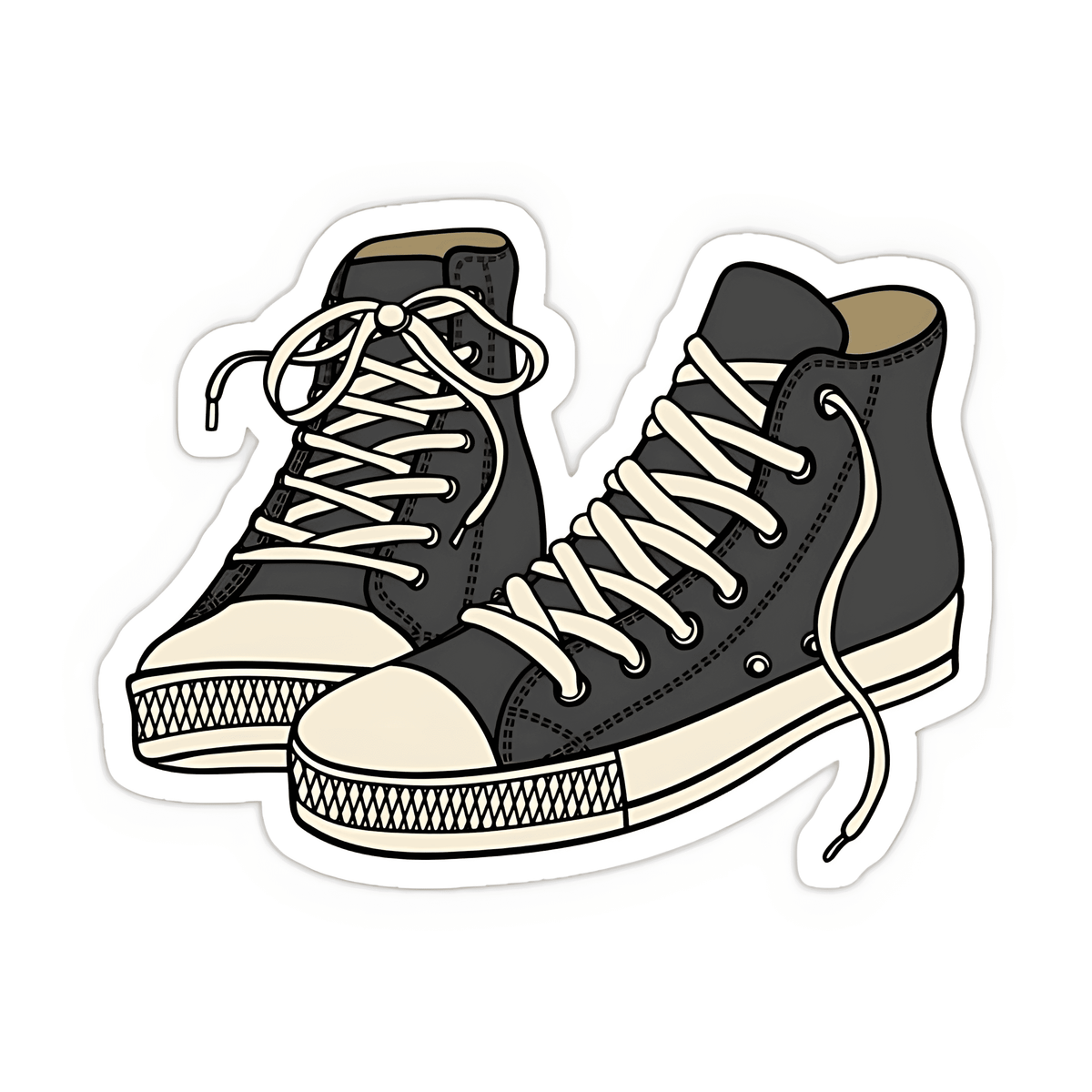 Converse Shoes Sticker - sticckiz.com
