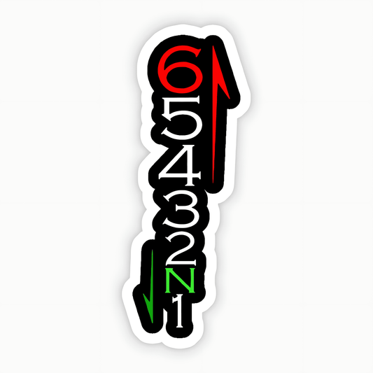 Cool Motorbike Gear Sticker - sticckiz.com
