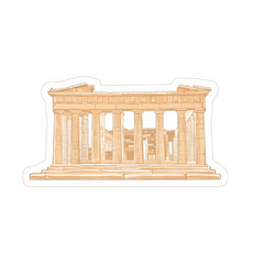 Greek Parthenon Sticker - sticckiz.com