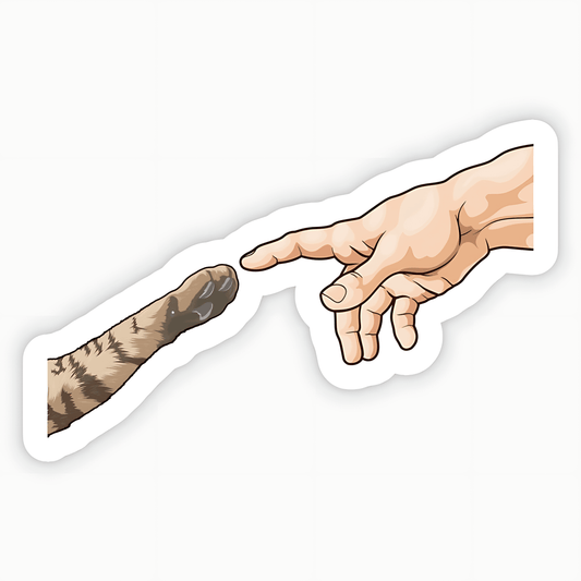 Touch Of God Sticker - sticckiz.com