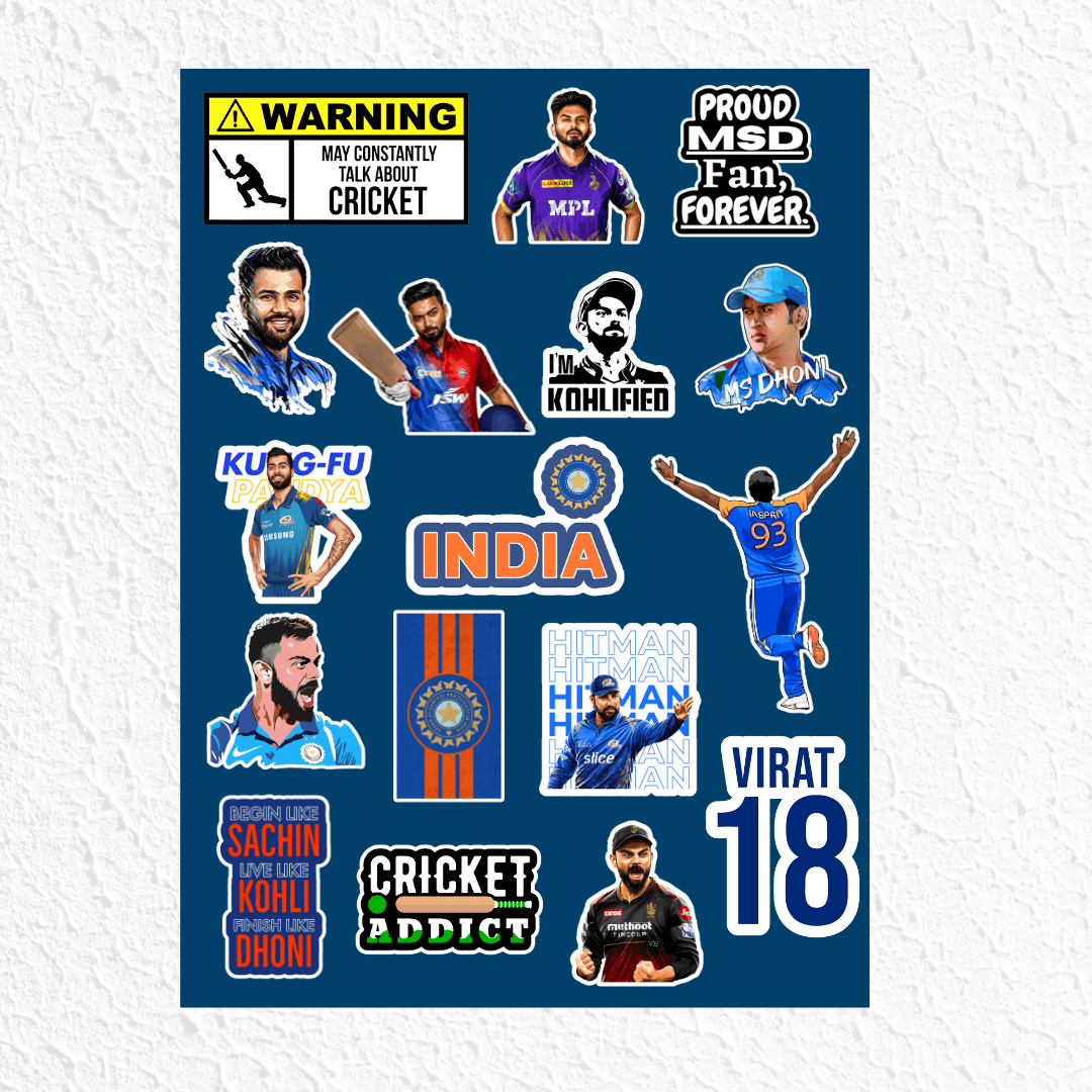 Cricket mini Sticker Sheet 1 - sticckiz.com