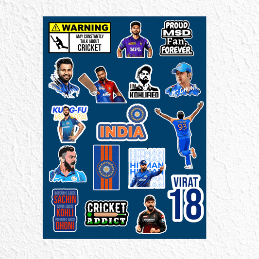 Cricket mini Sticker Sheet 1 - sticckiz.com