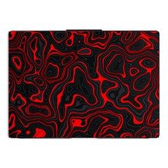 Crimson Waves Laptop Skin - sticckiz.com