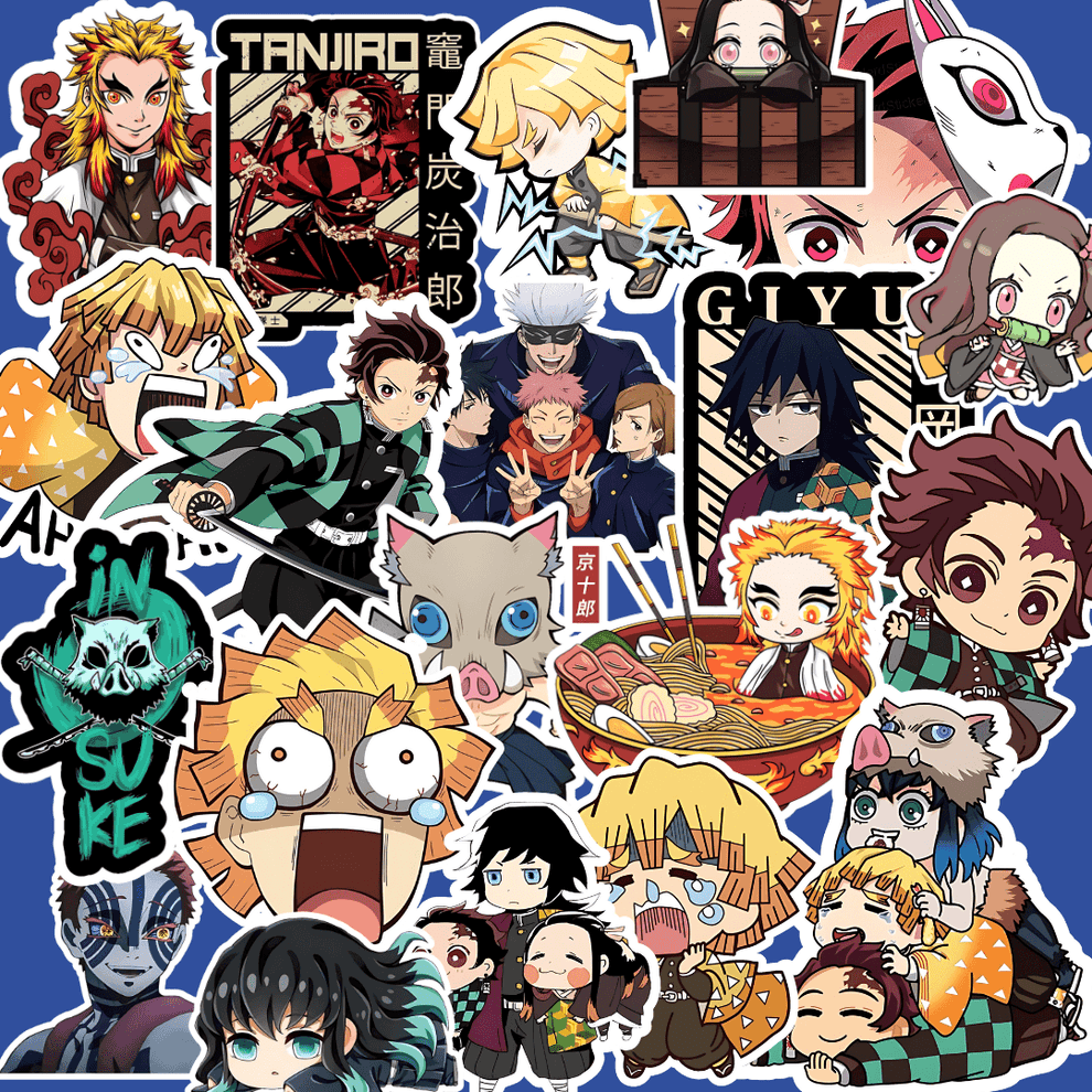 Demon Slayer Sticker ( Pack of 20) – sticckiz.com