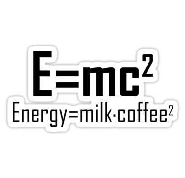 E=mc2 funny Sticker - sticckiz.com