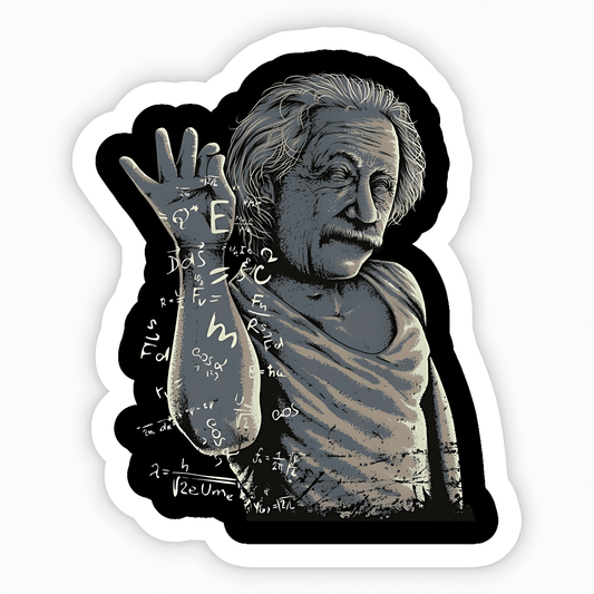Einstein Physics Sticker - sticckiz.com