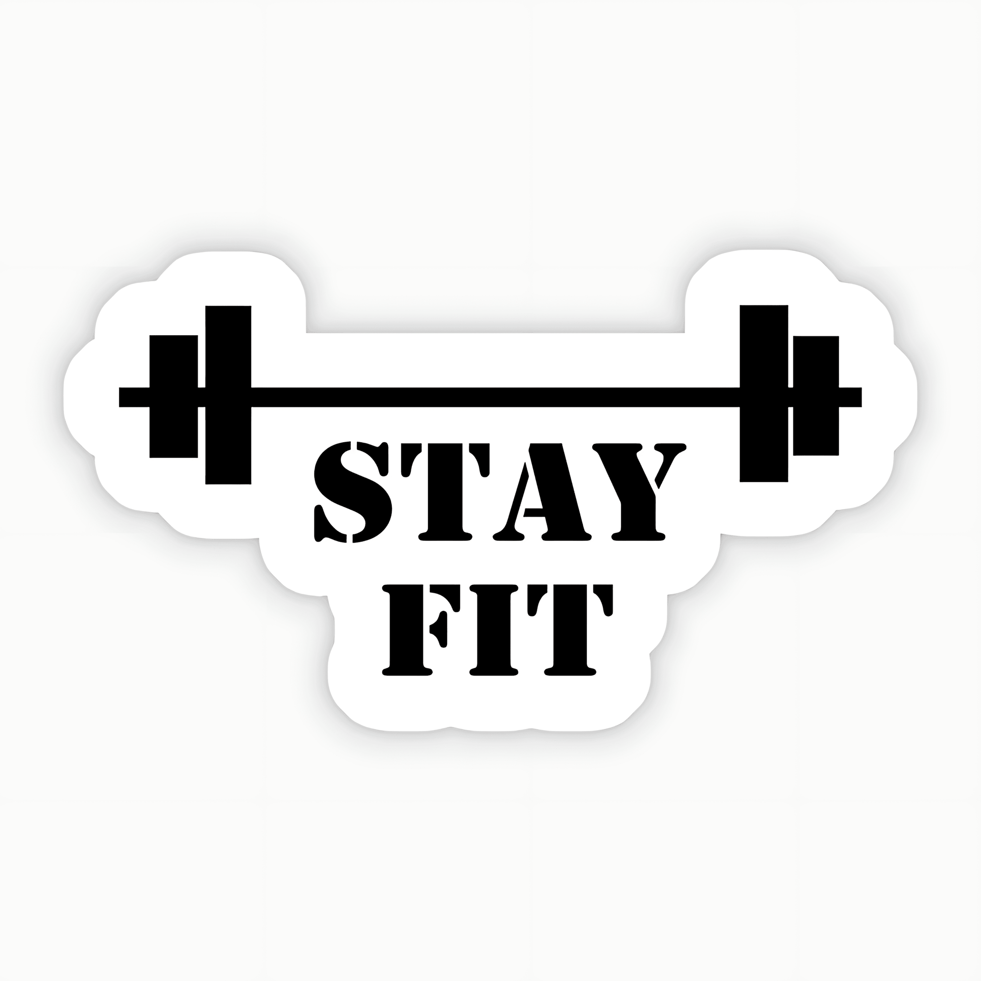 Stay Fit Sticker - sticckiz.com