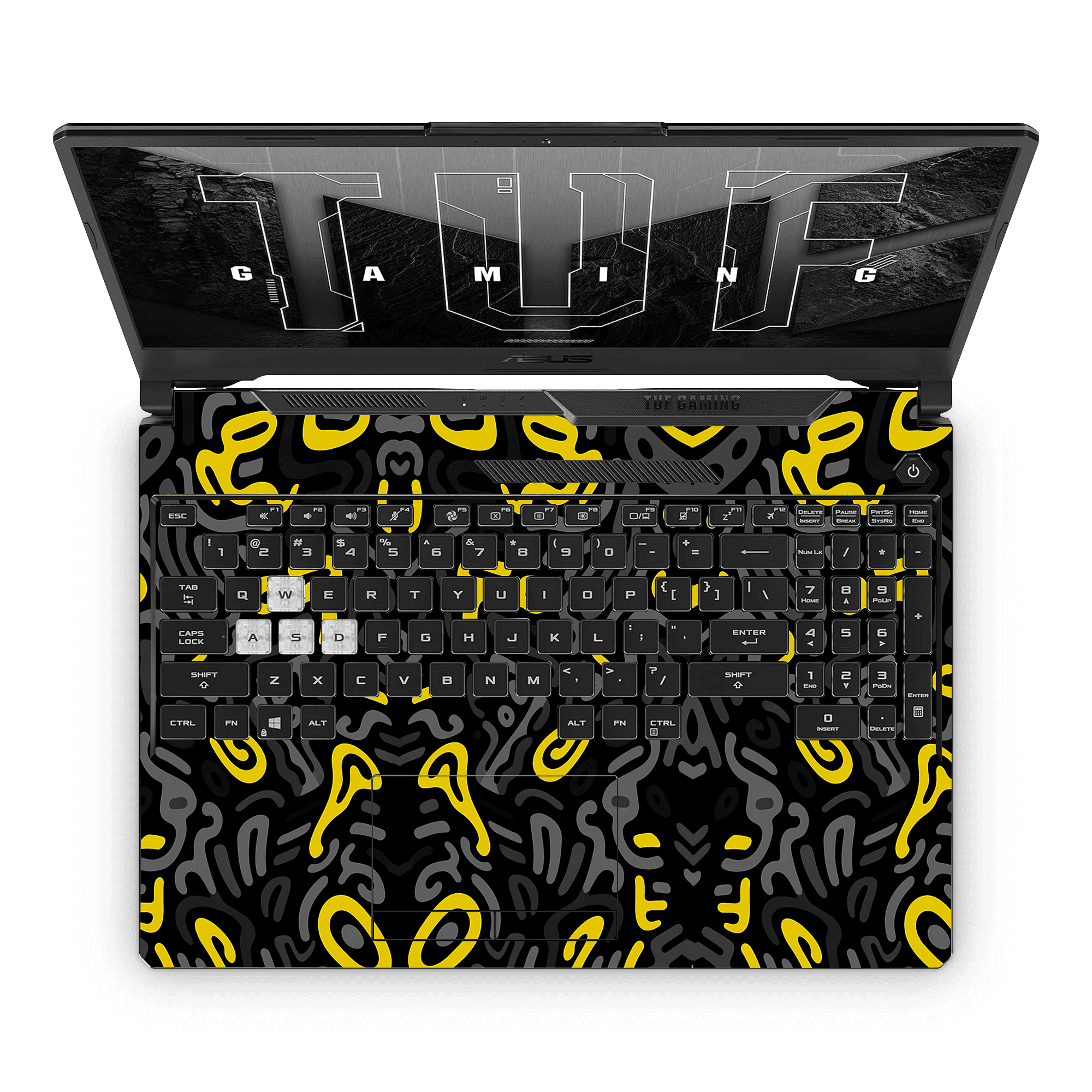 FUNKY YELLOW Laptop Skin - sticckiz.com