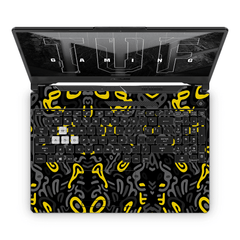 FUNKY YELLOW Laptop Skin - sticckiz.com
