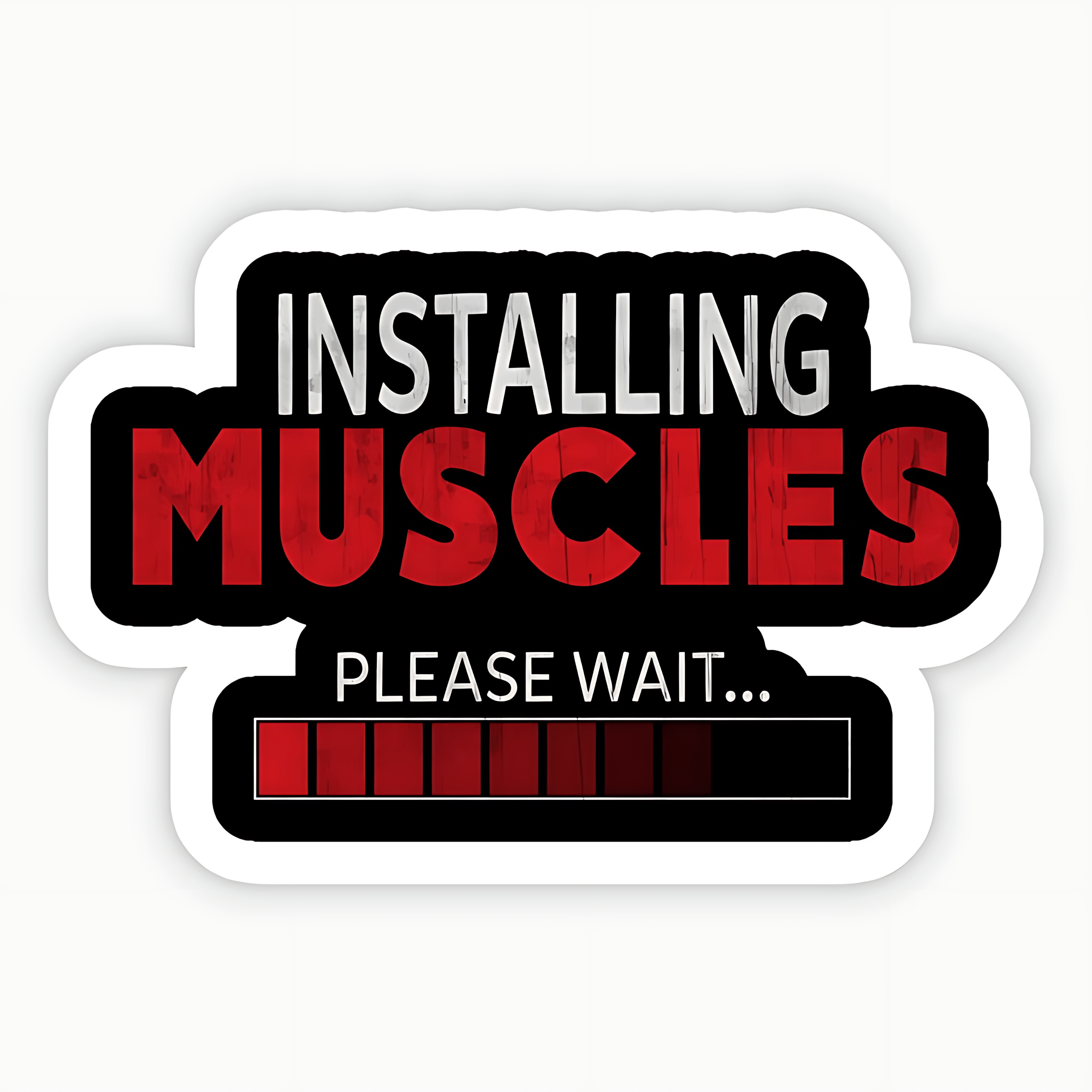 Installing Muscle Sticker - sticckiz.com