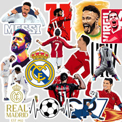 Football Sticker ( Pack of 15 )