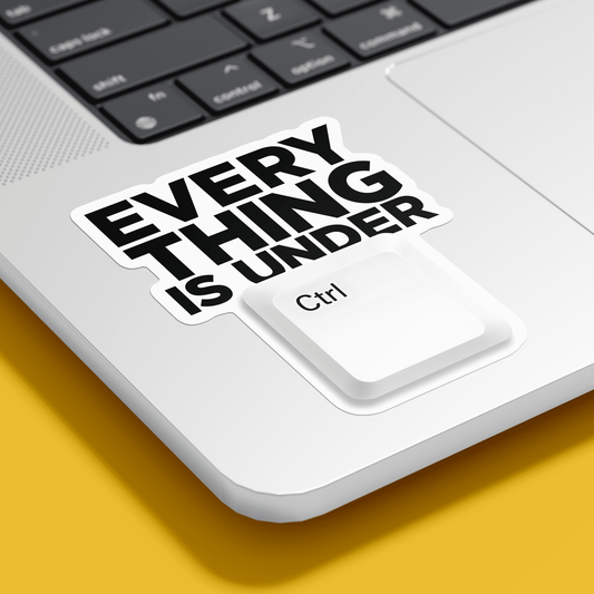 Everything is under Ctrl Sticker - sticckiz.com