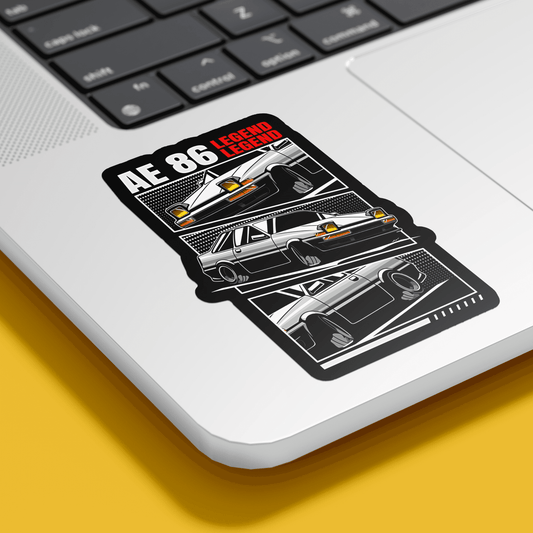 Toyota AE86 Legend Sticker - sticckiz.com