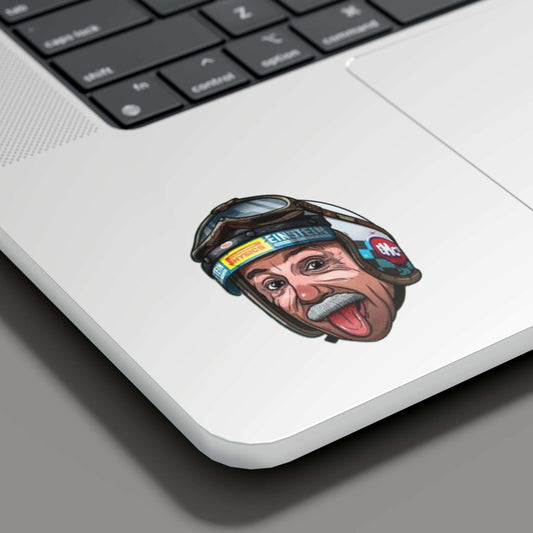 Albert Einstine Sticker - sticckiz.com