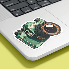 Vintage Camera Sticker - sticckiz.com