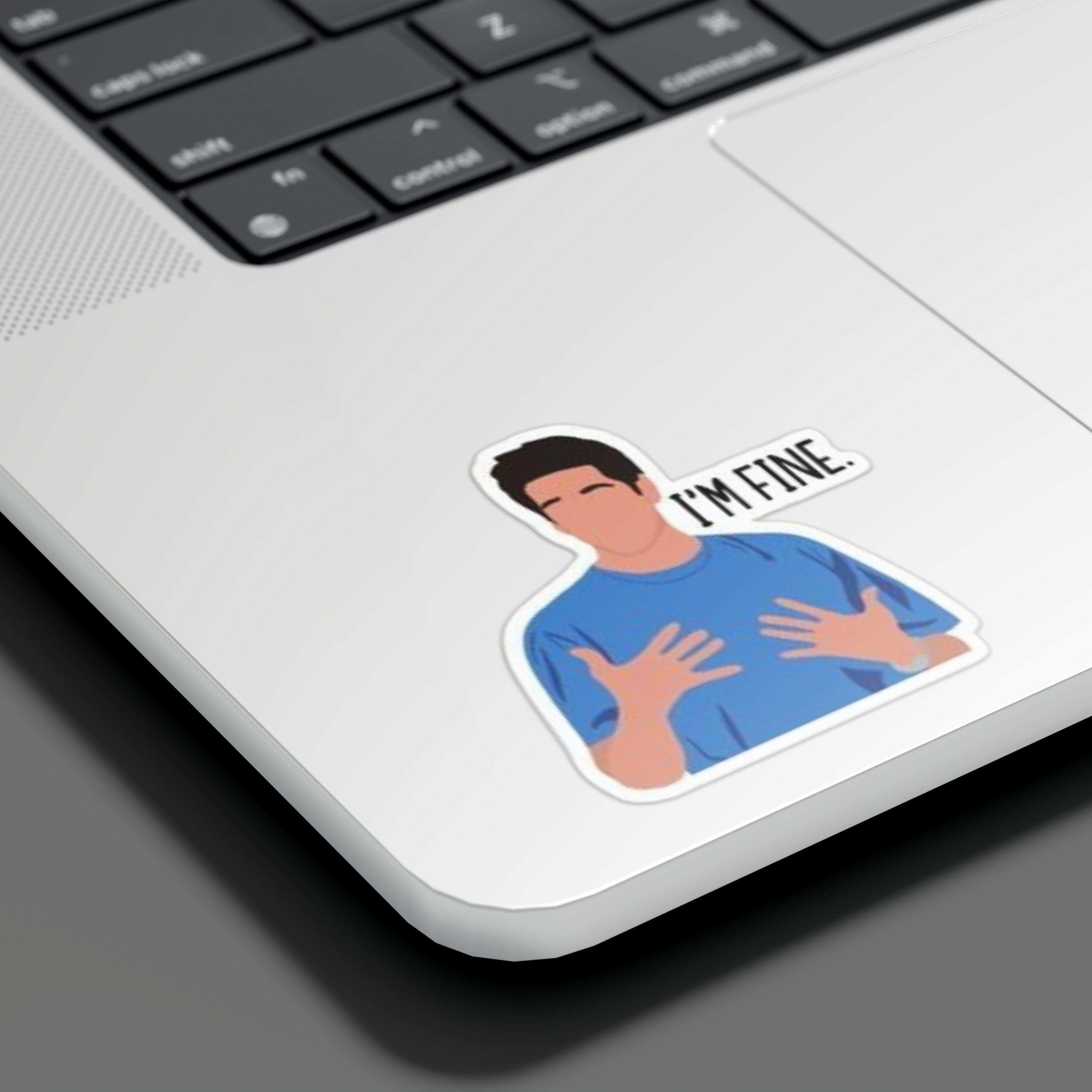 I'm Fine Sticker - sticckiz.com