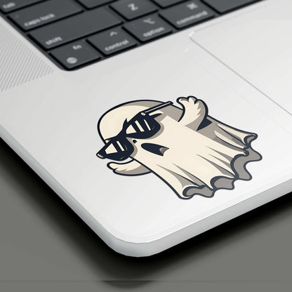 Ghost in Glasses Sticker - sticckiz.com