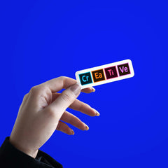 Creative Adobe Style Sticker - sticckiz.com