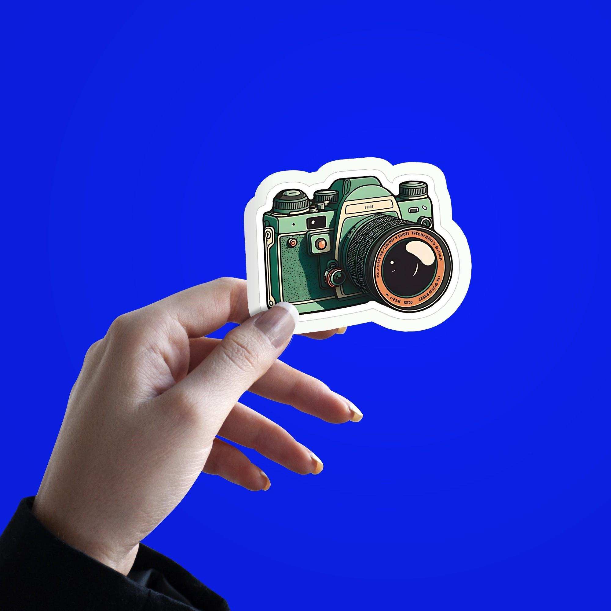 Vintage Camera Sticker - sticckiz.com