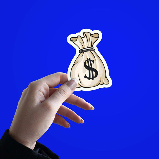 Dollar Bag Sticker - sticckiz.com