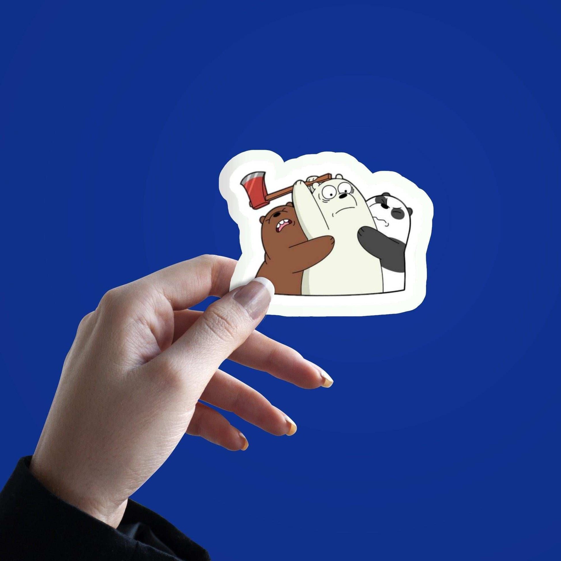We Bare Bears Sticker - sticckiz.com