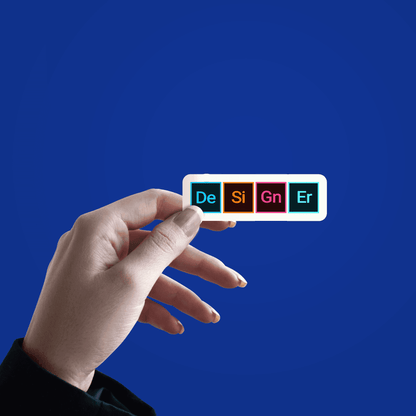 De-Si-Gn-Er Sticker - sticckiz.com