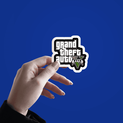 Grand Theft Auto logo Sticker - sticckiz.com