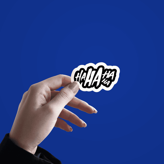 Hahahaha (laughing) Sticker - sticckiz.com