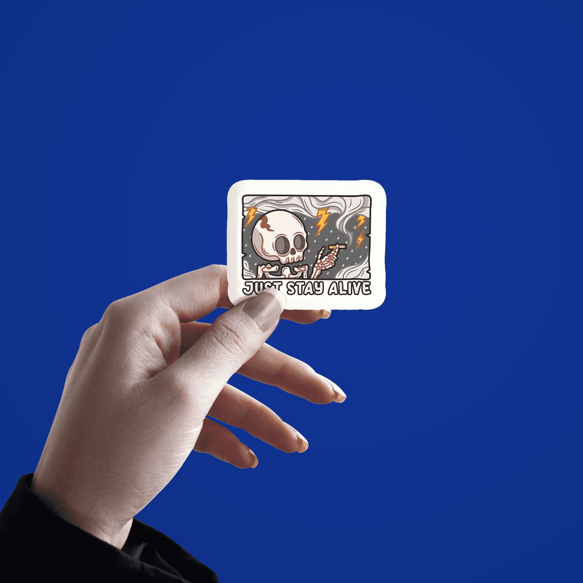 Just Stay Alive Sticker - sticckiz.com