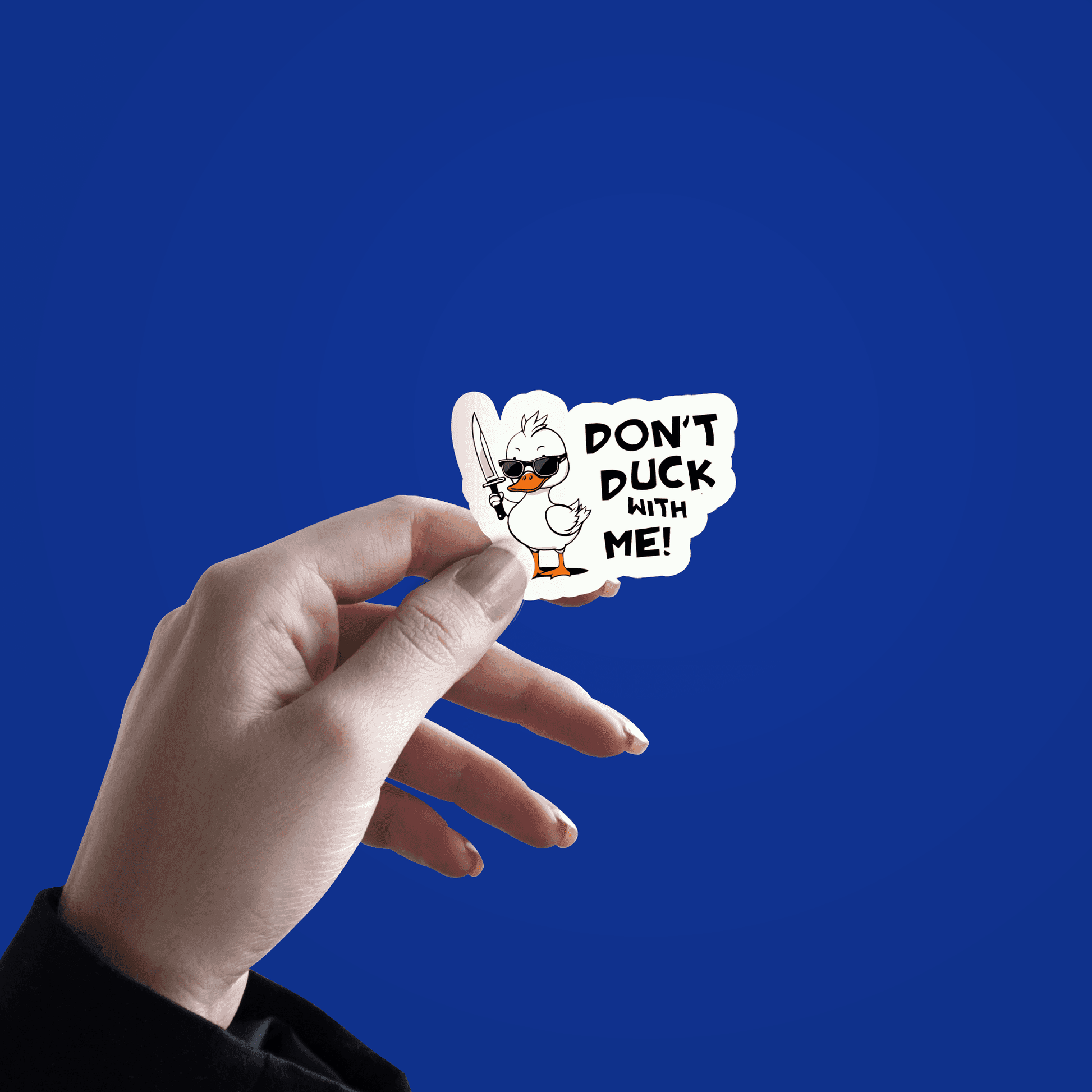 Don't Duck with Me Sticker - sticckiz.com