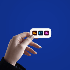 He-Lp-Me Sticker - sticckiz.com
