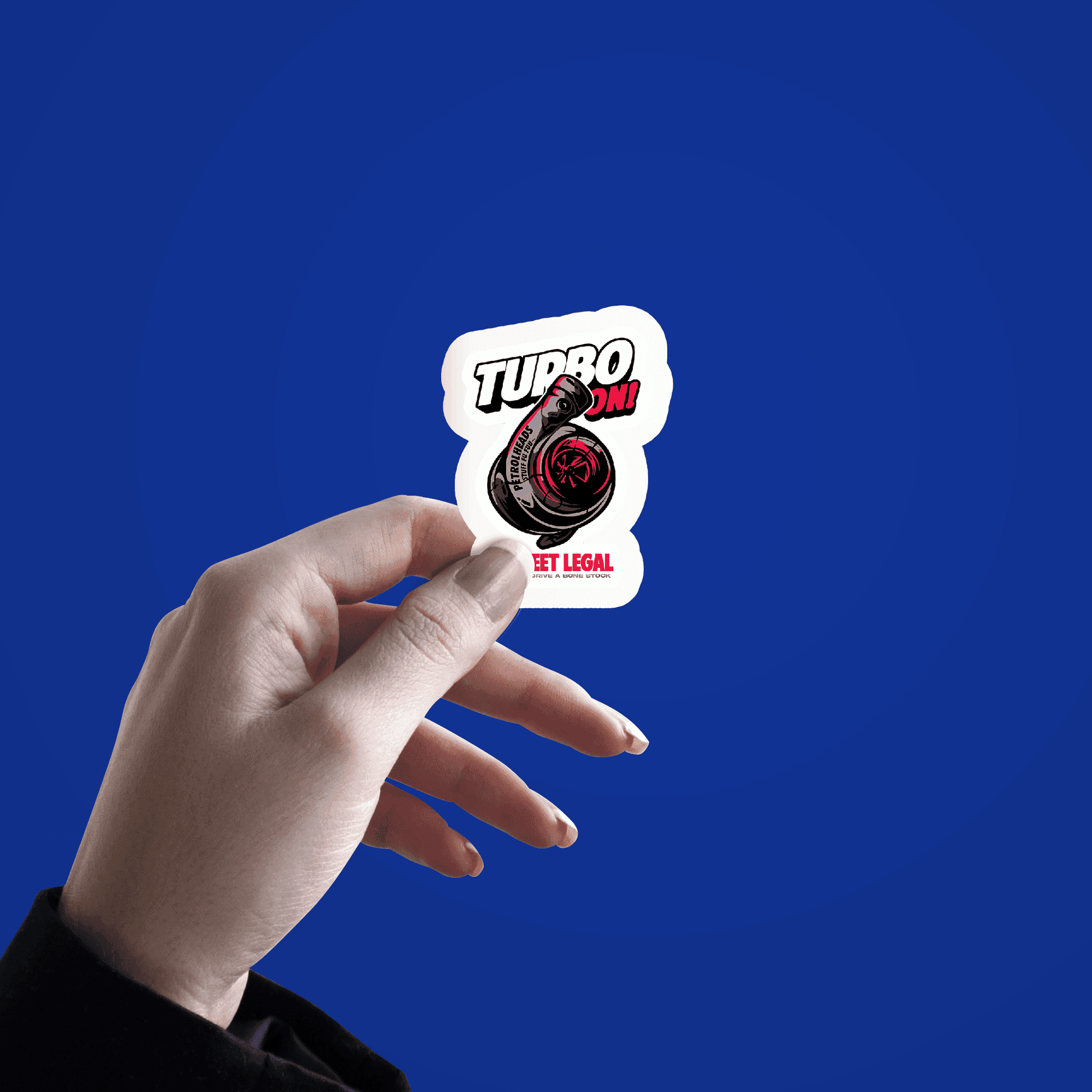 Race Turbo On Sticker - sticckiz.com