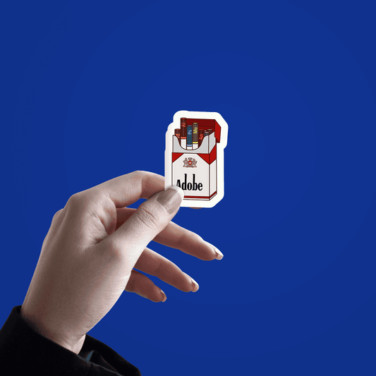 Adobe cigarette Sticker - sticckiz.com