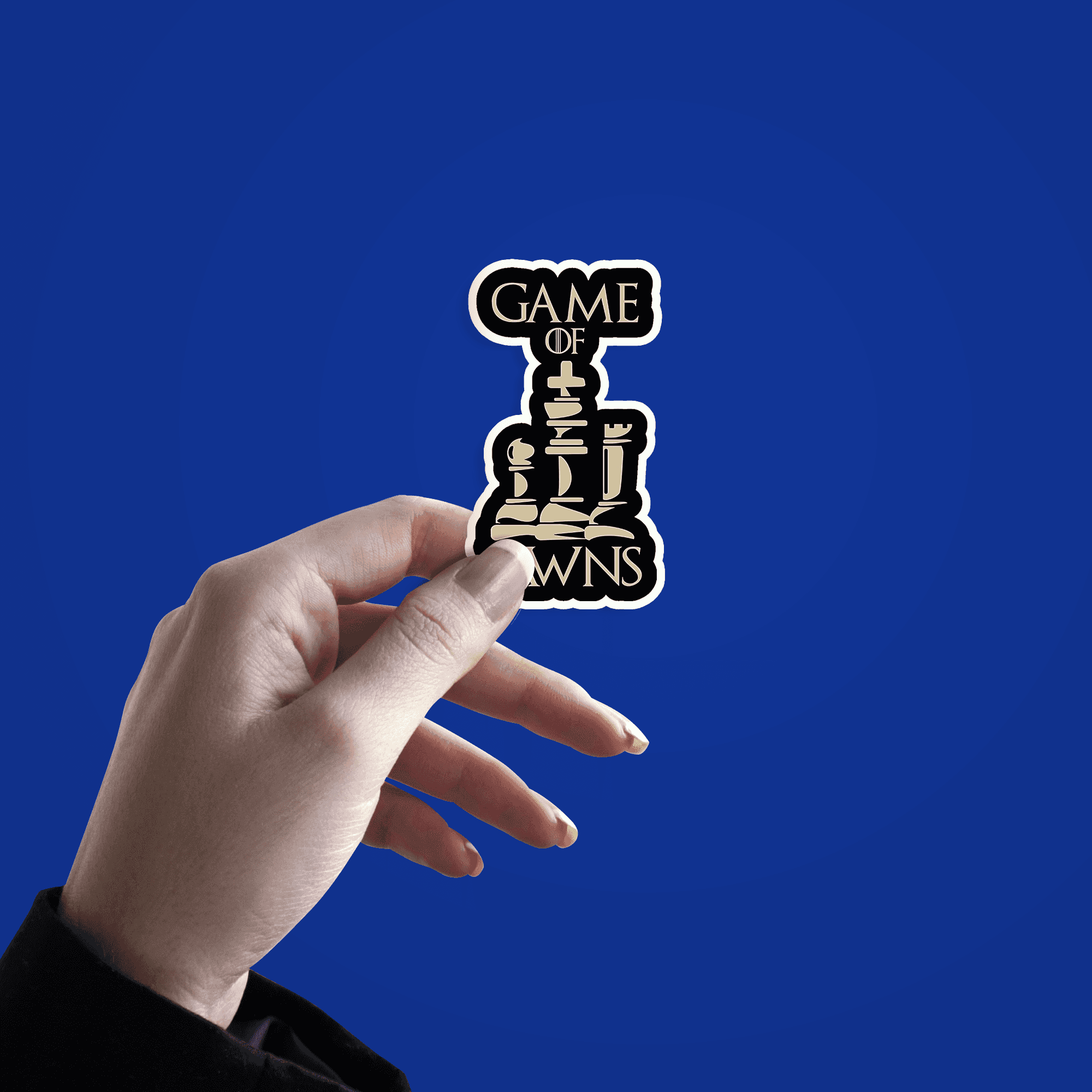 Game of Pawns Sticker - sticckiz.com